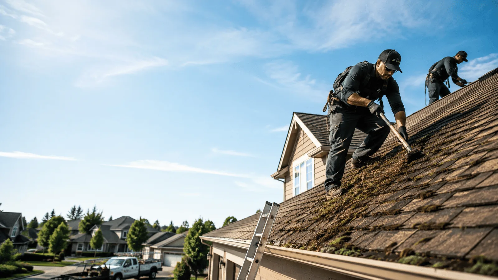 Roof Moss Removal in Saint Joseph, IL near me